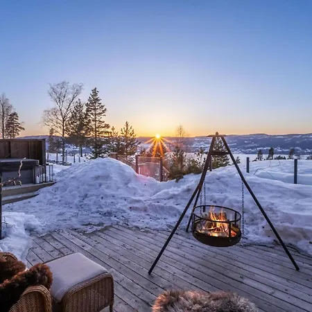 Mjosli Lodge - Jacuzzi & Konferanse - 30 Min Osl Guest house 4*